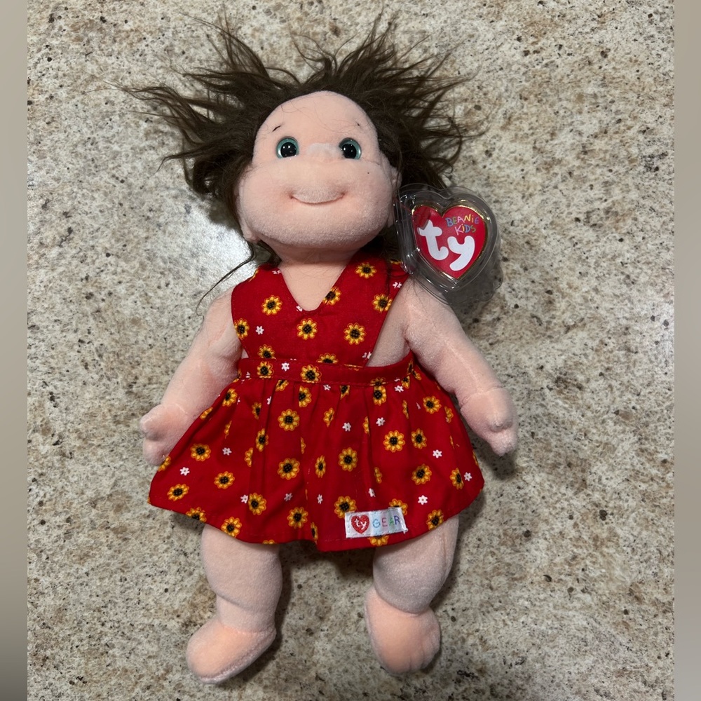 Ty Beanie Kids - Cookie - Stuffed Girl Doll